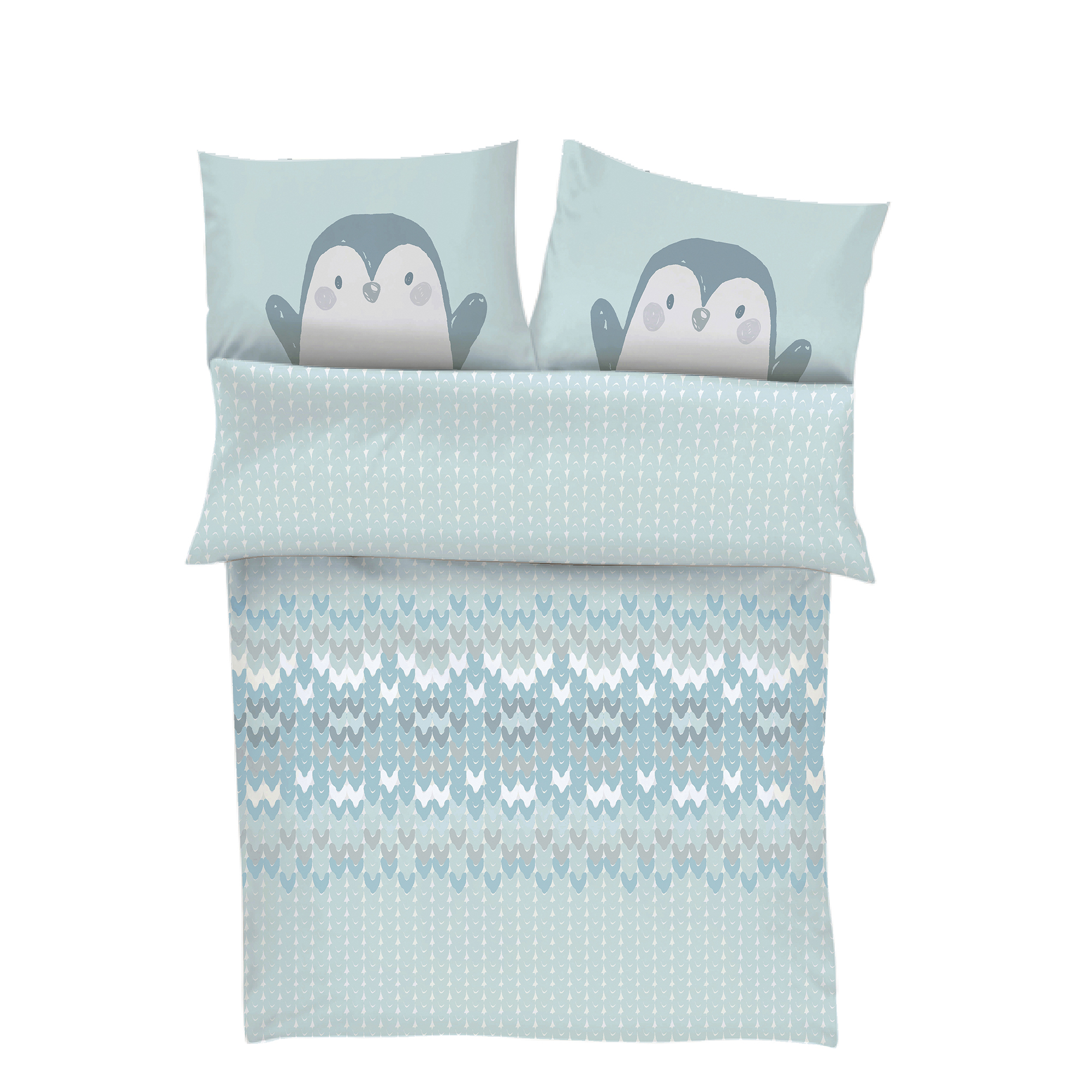 Satinbettwäsche s.Oliver Junior Pinguin